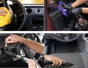 VỆ SINH NỘI THẤT Ô TÔ TẠI HẢI MINH AUTO