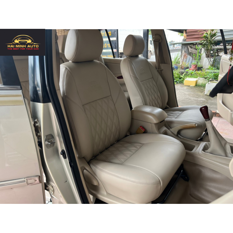 TOYOTA INNOVA 2006 NỔI BẬT VỚI BỌC TRẦN 5D GHẾ DA CAO CẤP CÙNG VỚI MÀN HÌNH KOVAR HIỆN ĐẠI