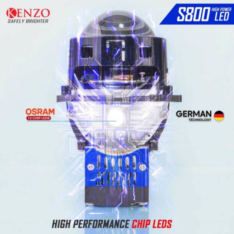 KENZO S800 - SIÊU PHẨM BI LED HIỆU SUẤT CAO TỪ KENZO